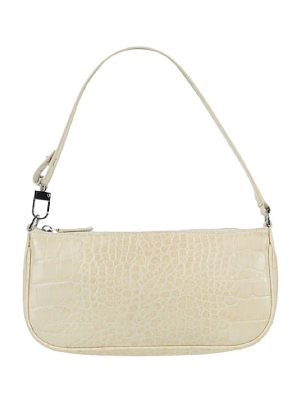 By Far Rachel Mini Croc-embossed Leather Shoulder Bag